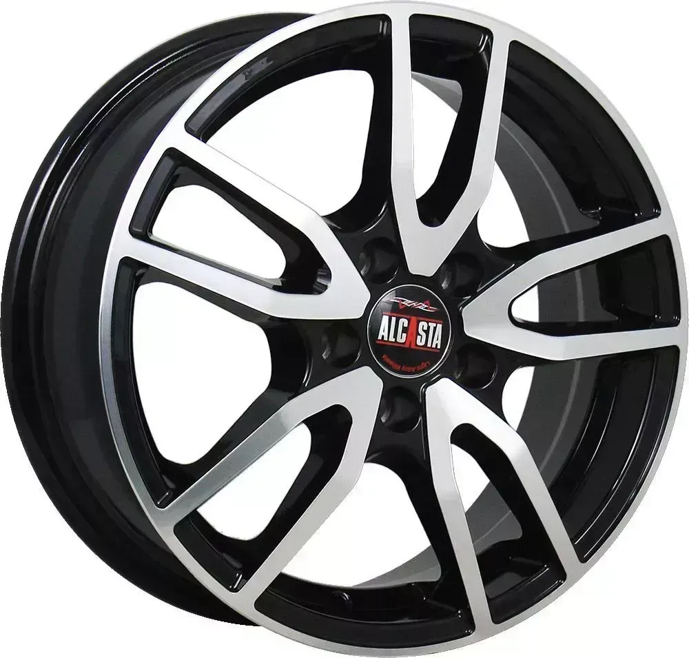 Диск автомобильный ALCASTA M57 6X15/5X100 ET38 D57.1 BKF