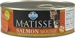 Консервы Farmina Matisse Salmon Mousse Adult Cat мусс с лососем для кошек 85г