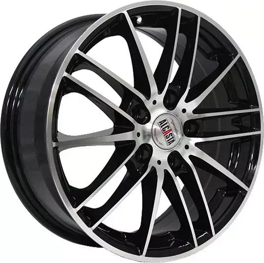 Диск автомобильный РаспродажаУценка M16 ALCASTA 6.5X16/5X112 ET50 D57.1 BKF*(Дефект ЛКП)