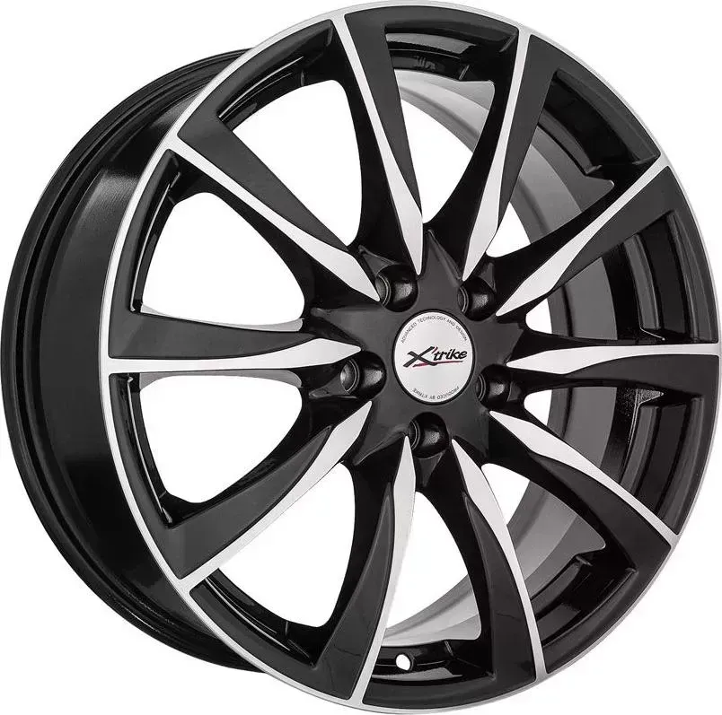 Диск автомобильный X'trike X-1207,0\R17 5*108 ET33d60,1BK/FP[]Chery Tiggo 5 7,0//R17