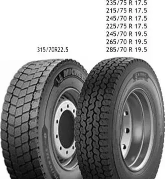 Шина MICHELIN 215/75R17.5 MULTI D TL 126/124Магистральная M+S Ведущая D TL //R 126/124 M