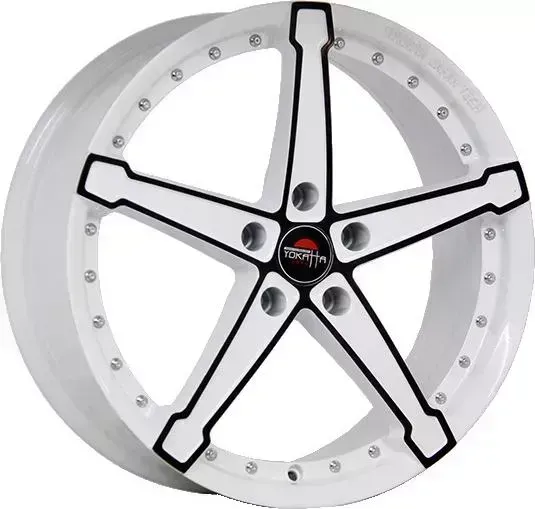 Диск автомобильный РаспродажаУценка MODEL-10 YOKATTA 7X18/5X114.3 ET50 D67.1 W+B*(Дефект ЛКП)