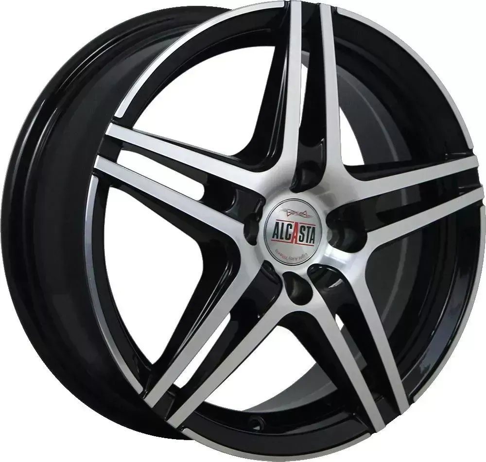 Диск автомобильный ALCASTA M54 6X15/4X100 ET50 D60.1 BKF