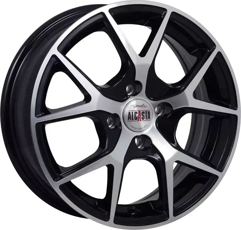 Диск автомобильный ALCASTA M52 6X15/4X100 ET40 D60.1 BKF