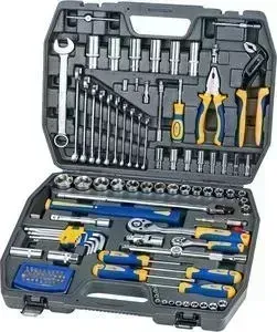 Набор инструментов KRAFT 1/2" Dr и 1/4" Dr 120 предметов (KT 700679)