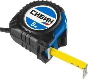 Рулетка Сибин 5м/19мм (34019-05-19)
