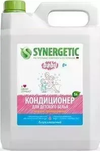 Кондиционер Synergetic для детского белья НЕЖНОЕ ПРИКОСНОВЕНИЕ, 5 л