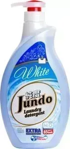Гель Jundo для стирки White концентрированный, для стирки белого белья 1 л, 65 стирок