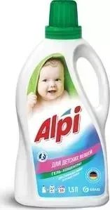 Гель GRASS для стирки ALPI для детских вещей, гипоаллегенный 1,5 л, 25 стирок