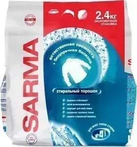 Стиральный порошок Сарма Горная свежесть, 2.4 кг