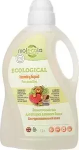Гель Molecola для стирки детского белья для чувствительной кожи Pure Sensitive, экологичный, 1.5 л