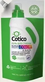 Гель COTICO для стирки для цветного и линяющего белья (дой-пак), 1 л