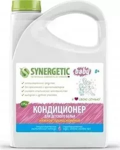 Кондиционер Synergetic для детского белья НЕЖНОЕ ПРИКОСНОВЕНИЕ, канистра ПЭ, 2.75л