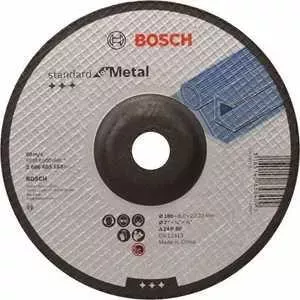 Диск зачистной BOSCH 180х22.2х6.0мм Standard for Metal (2.608.603.183)