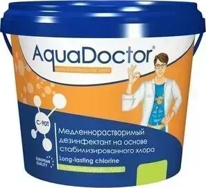 ХЛОР AquaDoctor AQ23446 50кг ведро табл.20гр медленнорастворимый на основе активного а (C-90T/50KG)