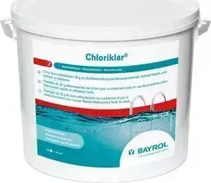 ХЛОРИКЛАР Bayrol 4531119 25 кг ведро, табл.20гр, быстрорастворимый хлор для дезинфекции воды