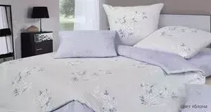 Комплект постельного белья Ecotex Гармоника 1,5 сп Цвет яблони (4660054345791)