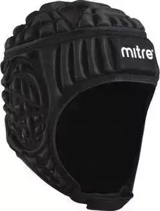 Шлем Mitre для регби Siedge, арт. T21710-BK-S, р. S, полиэстер, нейлон, пена EVA, черный