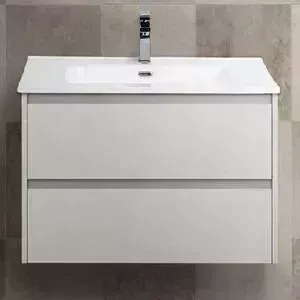 Тумба с раковиной BELBANGO с Kraft 70 Bianco Opaco (KRAFT 39-700/390-2C-SO-BO, BB700/390ETL)