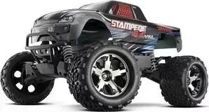 Радиоуправляемая машина TRAXXAS Stampede 4x4 VXL Brushless 1:10 RTR Fast Charger TSM Blue