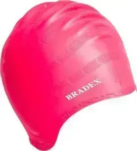 Шапочка для плавания Bradex SF 0302 силиконовая с выемками ушей (розовый)