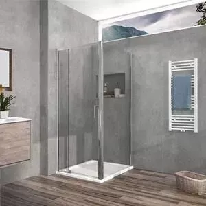Душевой уголок Vincea Intra VSR-1I 90x90 с поддоном, профиль хром, стекло прозрачное