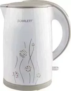 Чайник электрический SCARLETT SC-EK21S08 белый/бежевый