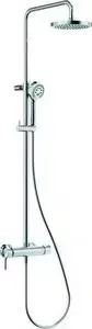 Душевая система Kludi Logo Dual Shower System со смесителем для душа, хром (6808505-00)