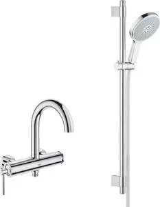 Смеситель для ванны Grohe Atrio Classic с душевым гарнитуром, хром (32652003, 27746 000)