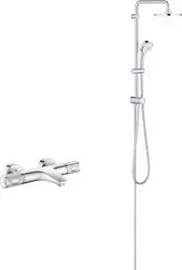 Термостат для ванны Grohe Grohtherm 1000 Performance с душевым гарнитуром, хром (34779000, 27394002)