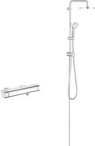 Термостат для душа Grohe Grohtherm 2000 с душевым гарнитуром, хром (34169001, 27389002)