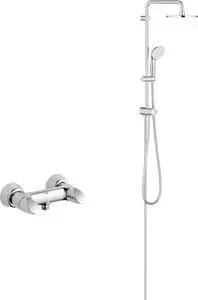 Смеситель для душа Grohe Aria с душевым гарнитуром, хром (26008000, 27389002)