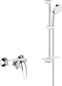 Смеситель для душа Grohe Euroeco с душевым гарнитуром, хром (32740000, 27267001)