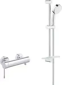 Смеситель для душа Grohe Essence+ с душевым гарнитуром, хром (33636001, 26083002)