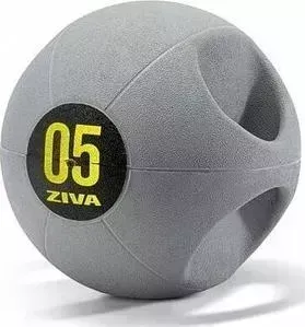 Медбол ZIVA с ручками, 8 кг