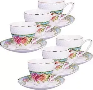 Кофейный сервиз 12 предметов Loraine Розы (25789)