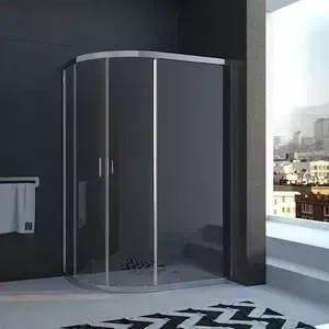Душевой уголок Veconi Rovigo 100x80 стекло прозрачное, профиль хром (RV03-10080A-01-19C1)