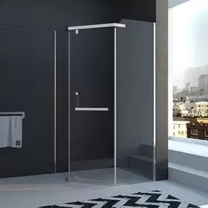 Душевой уголок Veconi Rovigo 80x80 стекло прозрачное, профиль хром (RV36-80T-01-19C1)