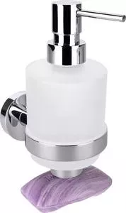Дозатор Bemeta для жидкого мыла Omega с магнитной мыльницей (104109182)