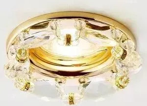 Светильник Ambrella light Встраиваемый Ceiling K212 CL/G