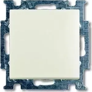 Переключатель ABB одноклавишный перекрестный Basic55 10A 250V chalet - белый