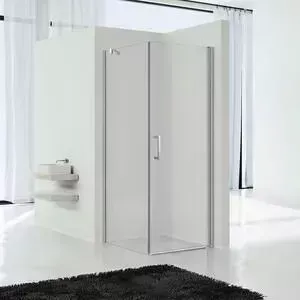 Душевой уголок Vincea Orta VSR-1O 90x90 с поддоном, профиль хром, стекло прозрачное