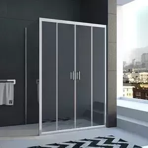 Душевой уголок Veconi Rovigo 130x70 стекло прозрачное, профиль хром (RV24-13070PR-01-19C1)