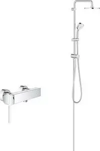 Смеситель для душа Grohe Plus с душевым гарнитуром, хром (33577003, 27394002)