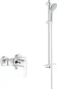 Смеситель для душа Grohe Wave Cosmopolitan с душевым гарнитуром, хром (23208000, 27267001)