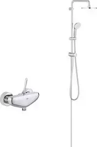 Смеситель для душа Grohe Eurodisc Joy с душевым гарнитуром, хром (23430000, 27389002)