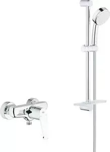 Смеситель для душа Grohe Eurodisc Cosmopolitan с душевым гарнитуром, хром (33569002, 26083002)