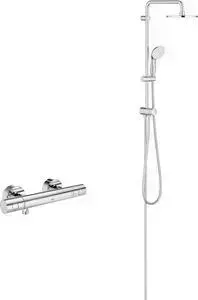 Термостат для душа Grohe Grohtherm 1000 Cosmopolitan с душевым гарнитуром, хром (34065002, 27389002)