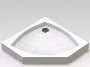 Душевой поддон Veconi Tezeo 100x100 сифон, ножки (TZ03-100T-01-19C1)