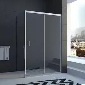 Душевой уголок Veconi Rovigo 100x90 стекло прозрачное, профиль хром (RV25-10090PR-01-19C1)